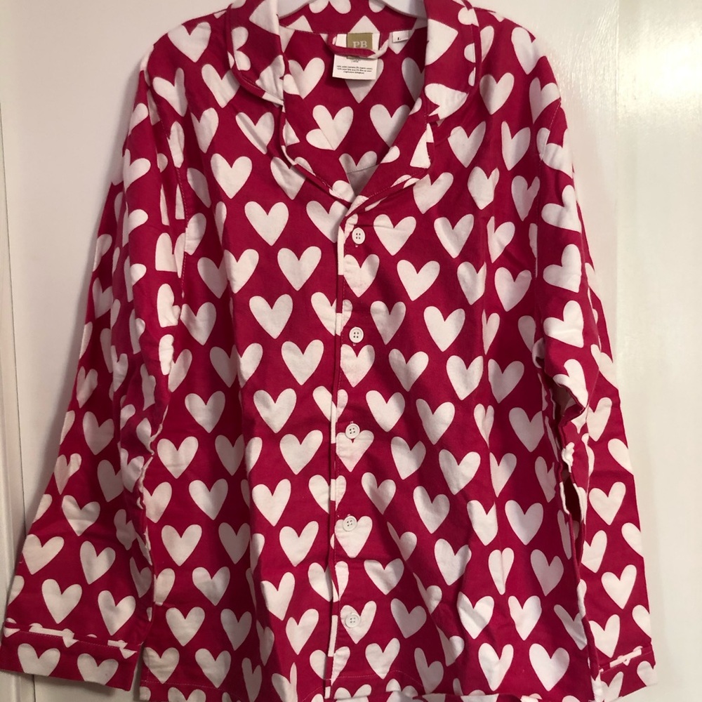 Pottery Barn Heart Pajamas